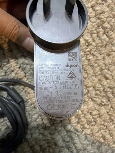 Dyson Charger for V6, V7, V8, DC58 & DC59 Genuine, Australian Plug